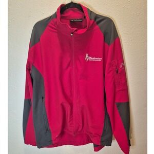 Dri Duck Budweiser Clydesdales Quarter Zip Pullover Red Mens XL Jacket